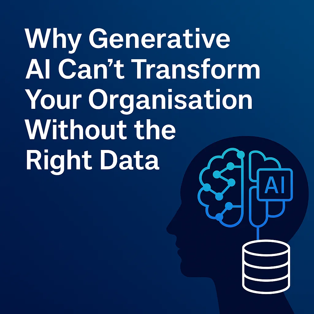 why you can't have gen ai without the right data